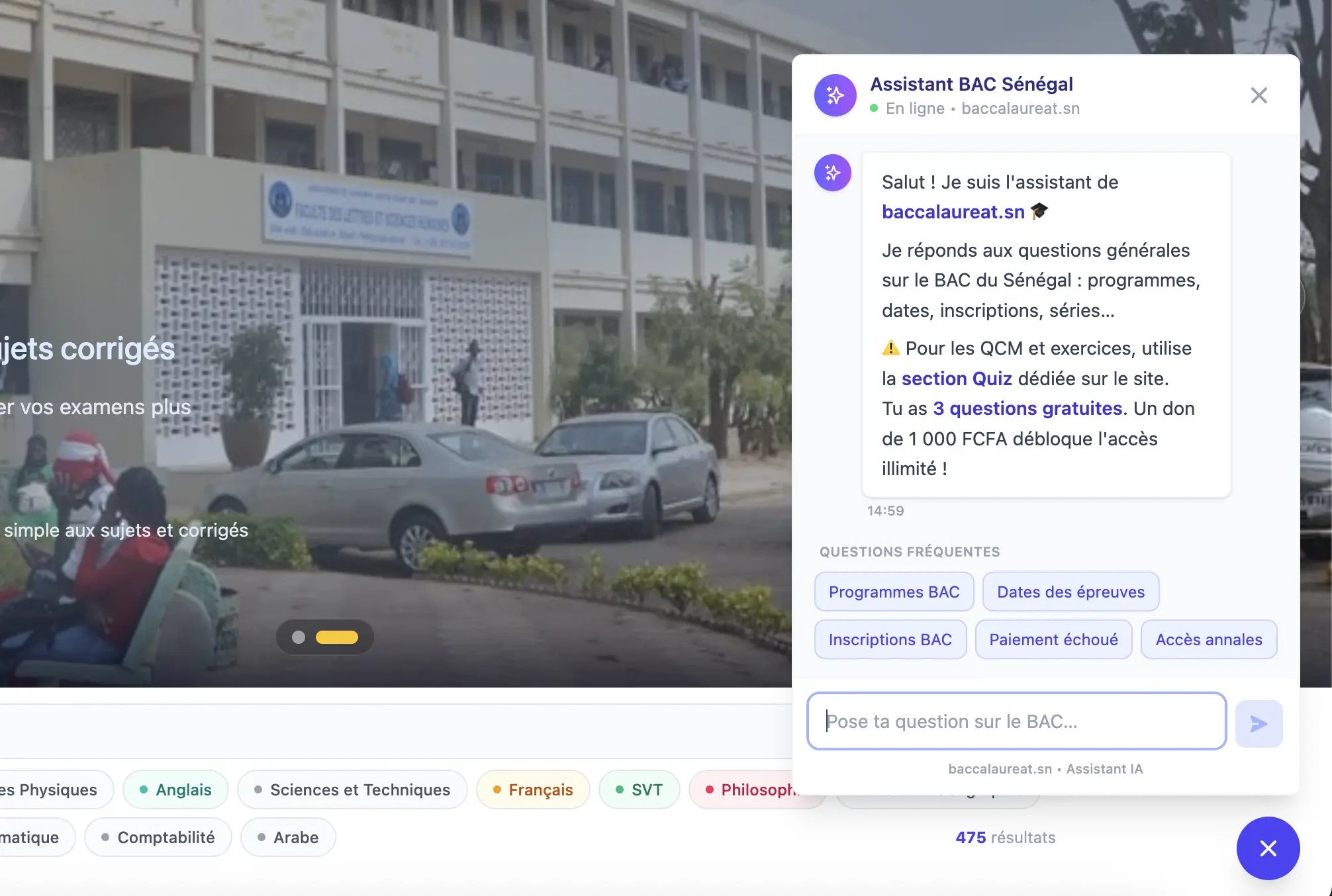 RAG maison sur Archive BAC : un assistant qui répond à partir des annales